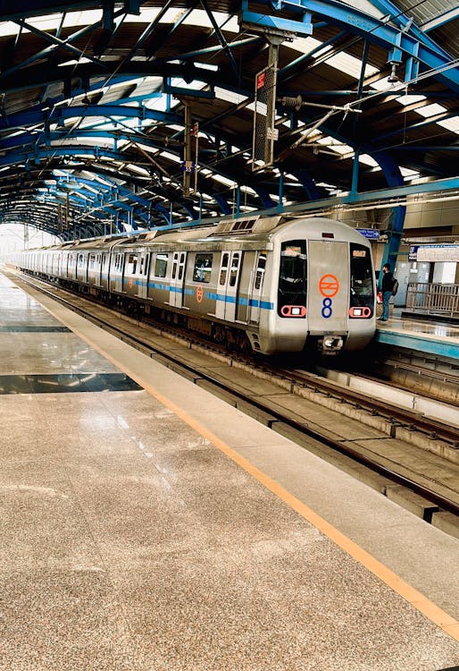 คลังภาพถ่ายฟรี ของ ทางรถไฟ, นิวเดลี, รถไฟฟ้าใต้ดิน