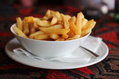 Free Bowl of French Fries Stock Photo