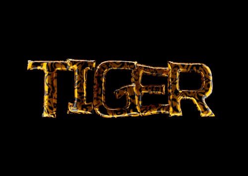 Decorated Tiger Text