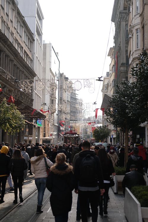 Pedestrians in a City 