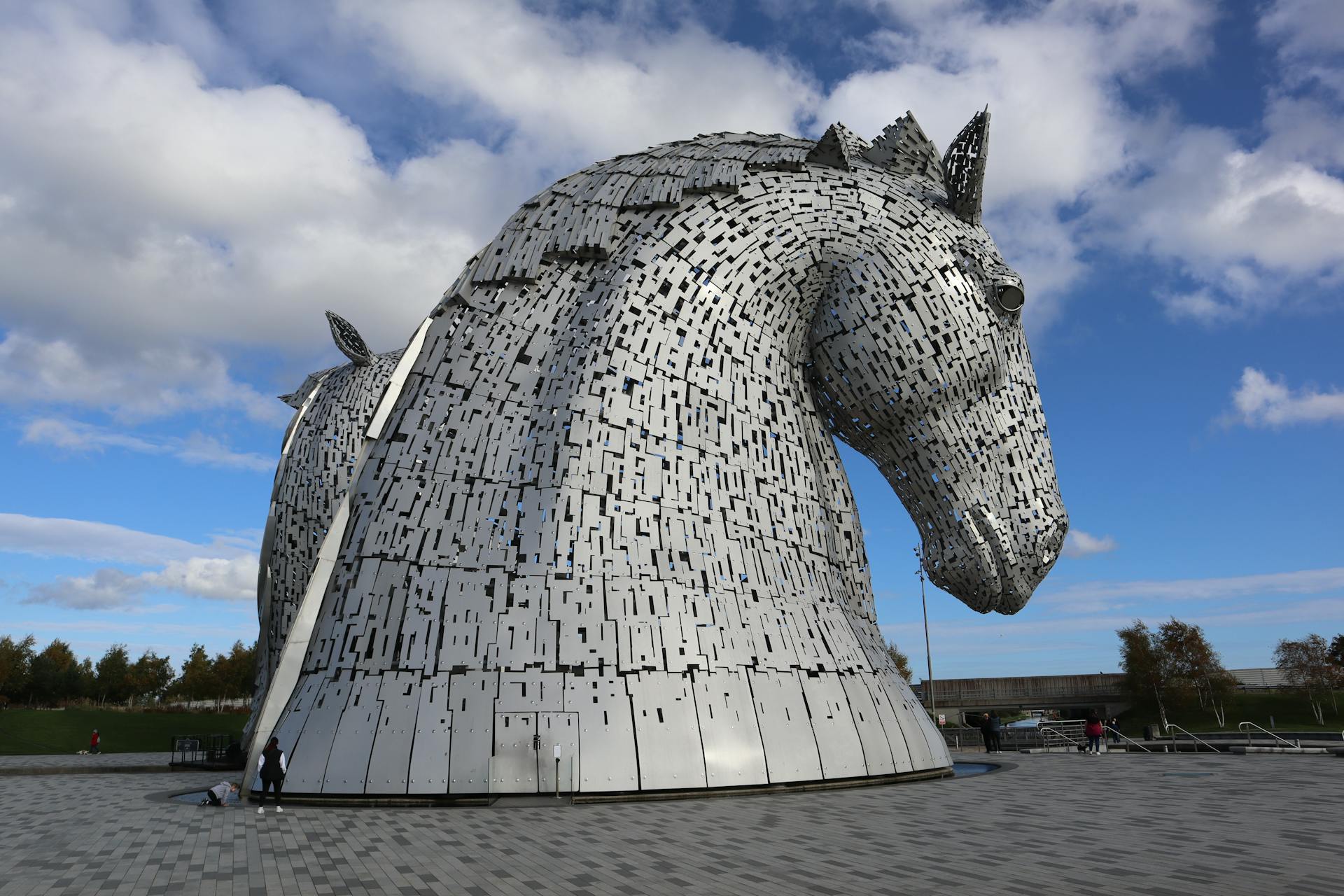 Kelpies Sculptures in Falkirk