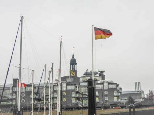Flag of Germany, church tower