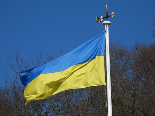 Fotobanka s bezplatnými fotkami na tému Ukrajina, vlajka