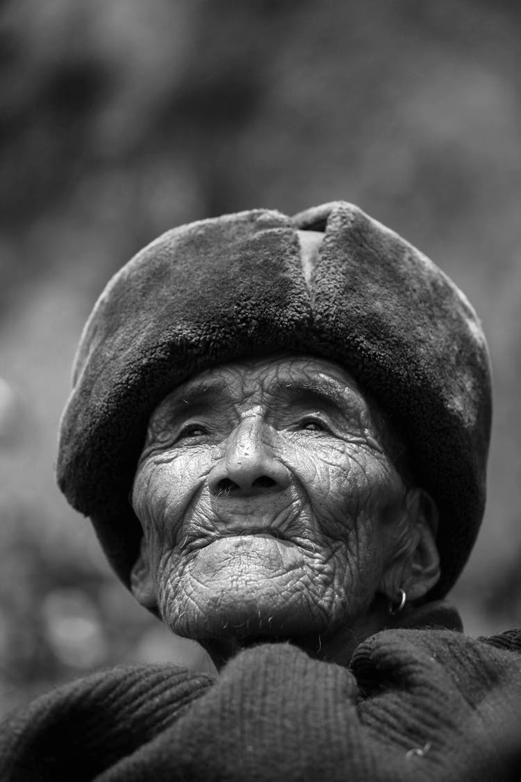 Black And White Photo Of Elderly Men