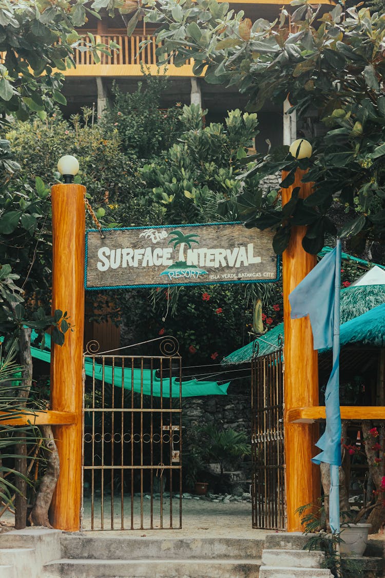 Gate To A Tropical Resort 