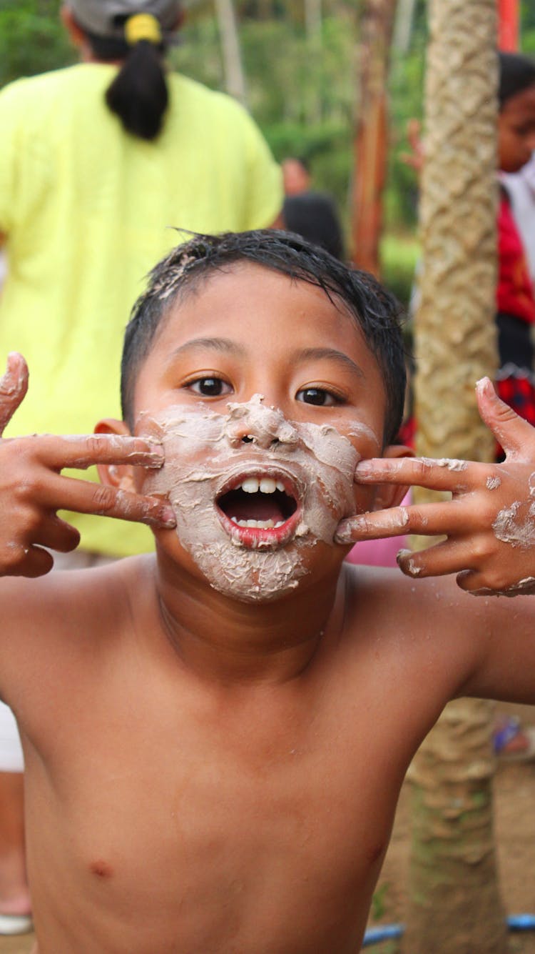 Boy Making A Face