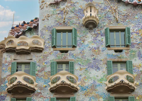 Kostnadsfri bild av arkitektur, azurblå, balkong