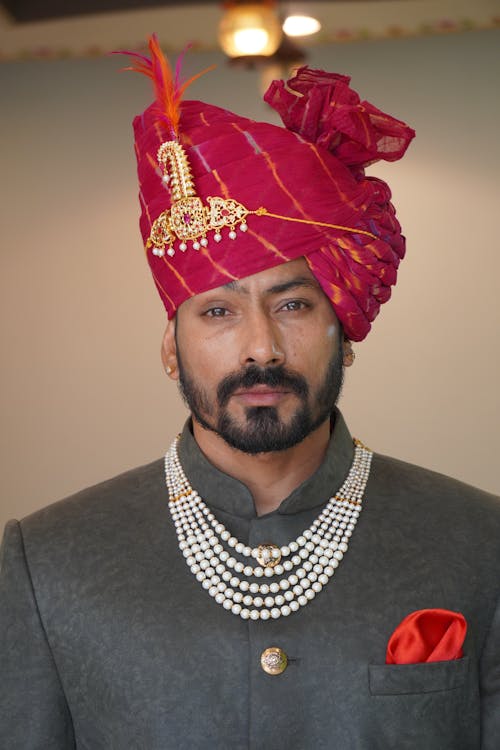 Imagine de stoc gratuită din barbă, bărbat indian, coliere