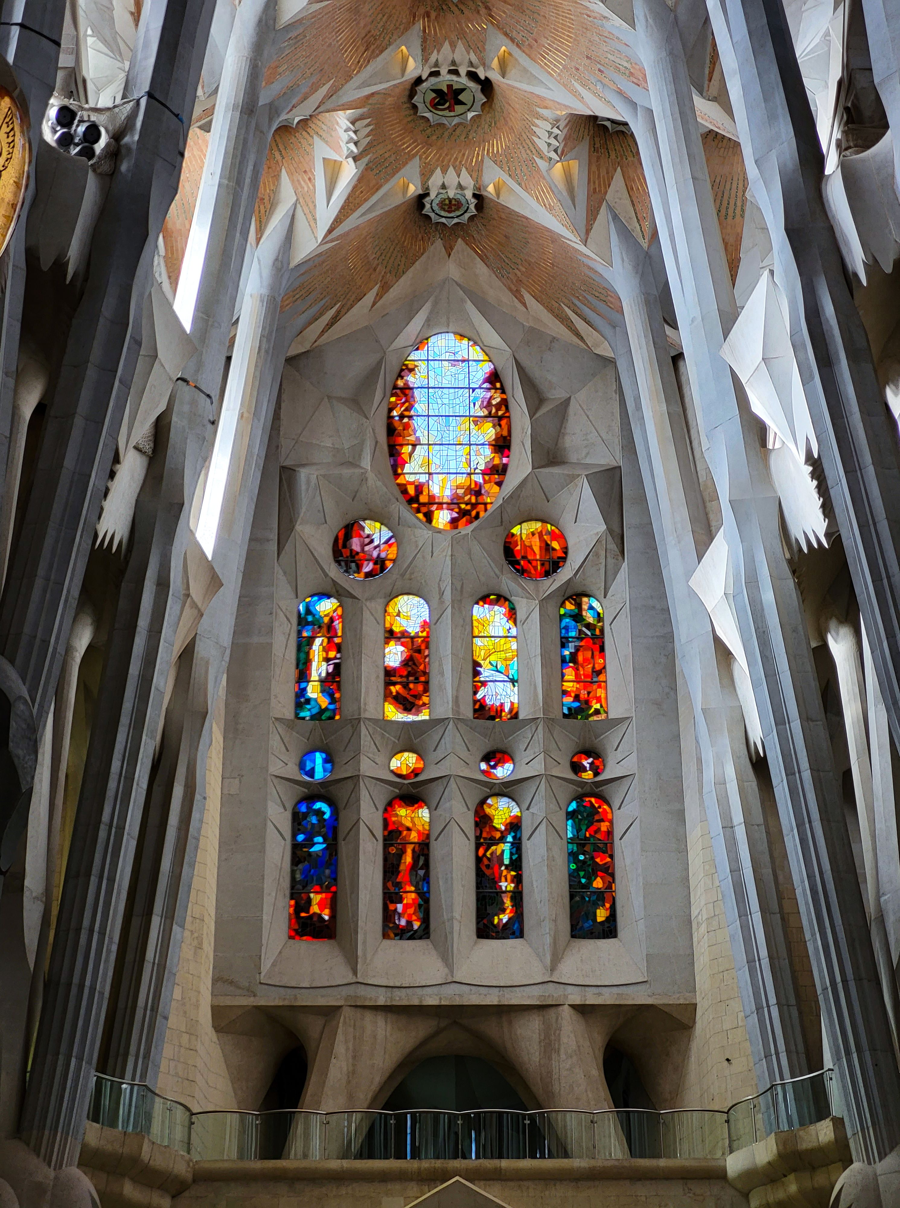 Ornamented Interior of La Sagrada Familia · Free Stock Photo