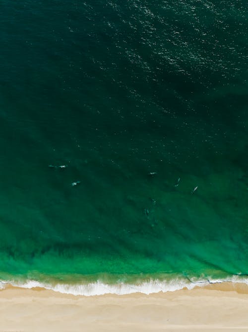 Foto d'estoc gratuïta de foto des d'un dron, fotografia aèria, mar