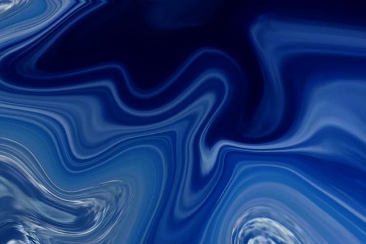 Abstract Blurry Blue Lines 