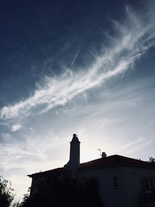 Ingyenes stockfotó felhők, gyönyörű ég, ház témában