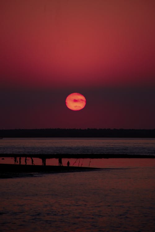 Immagine gratuita di casablanca, cielo, cielo arancione