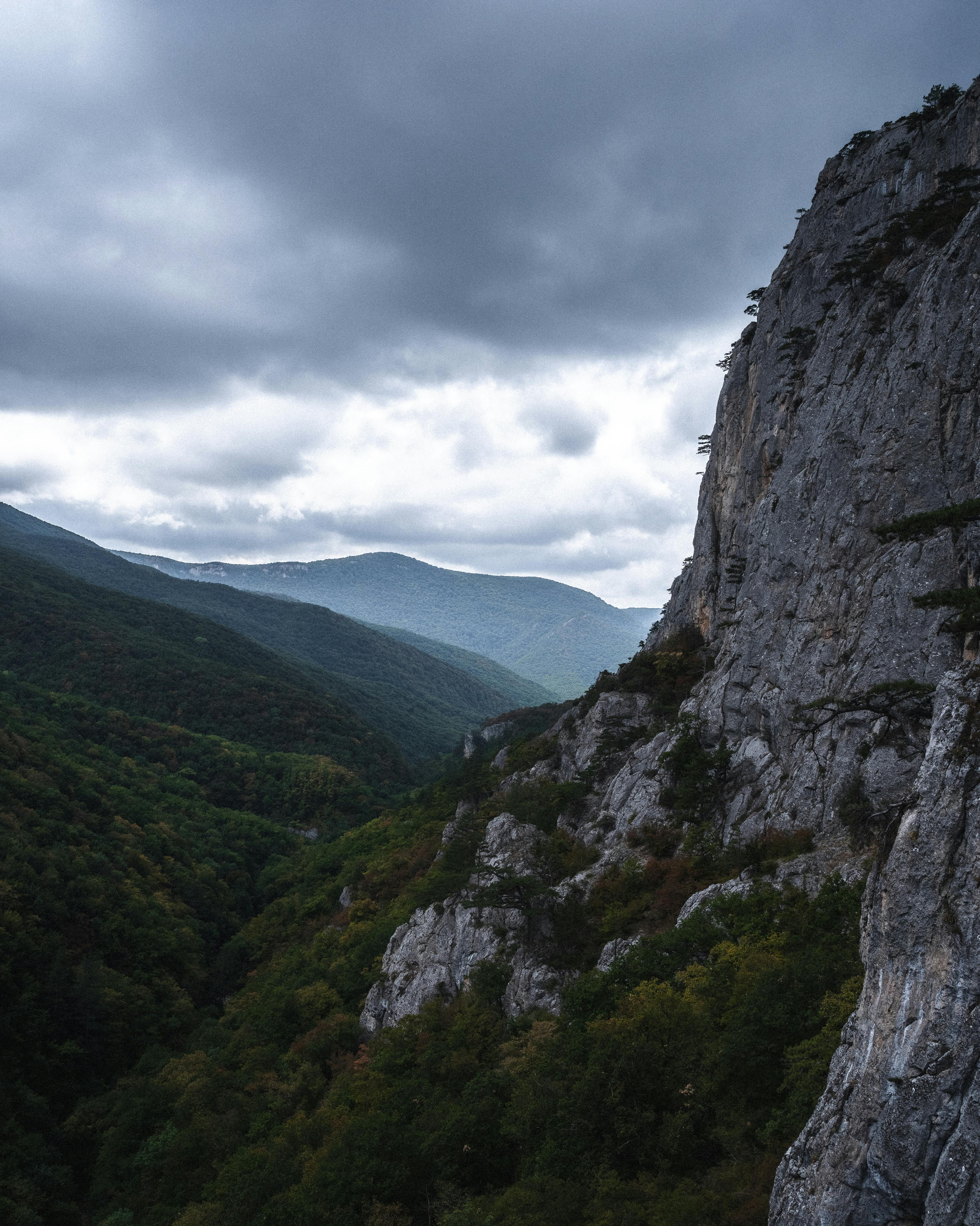 Rocky Mountain and Green Valley Landscape · Free Stock Photo