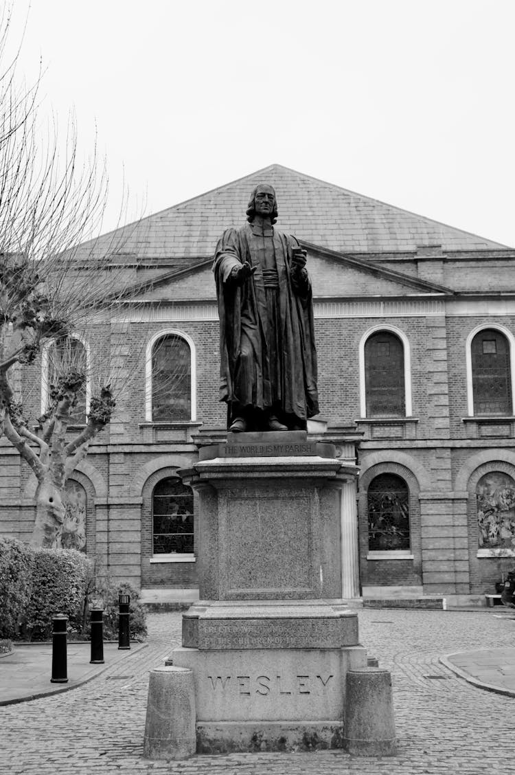 Statue Of John Wesley In Shoreditch