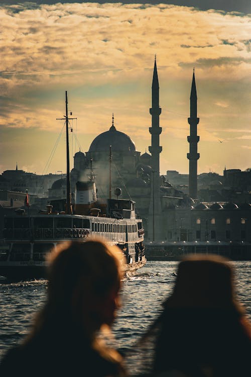 Silhouette of Mosque in Seaside