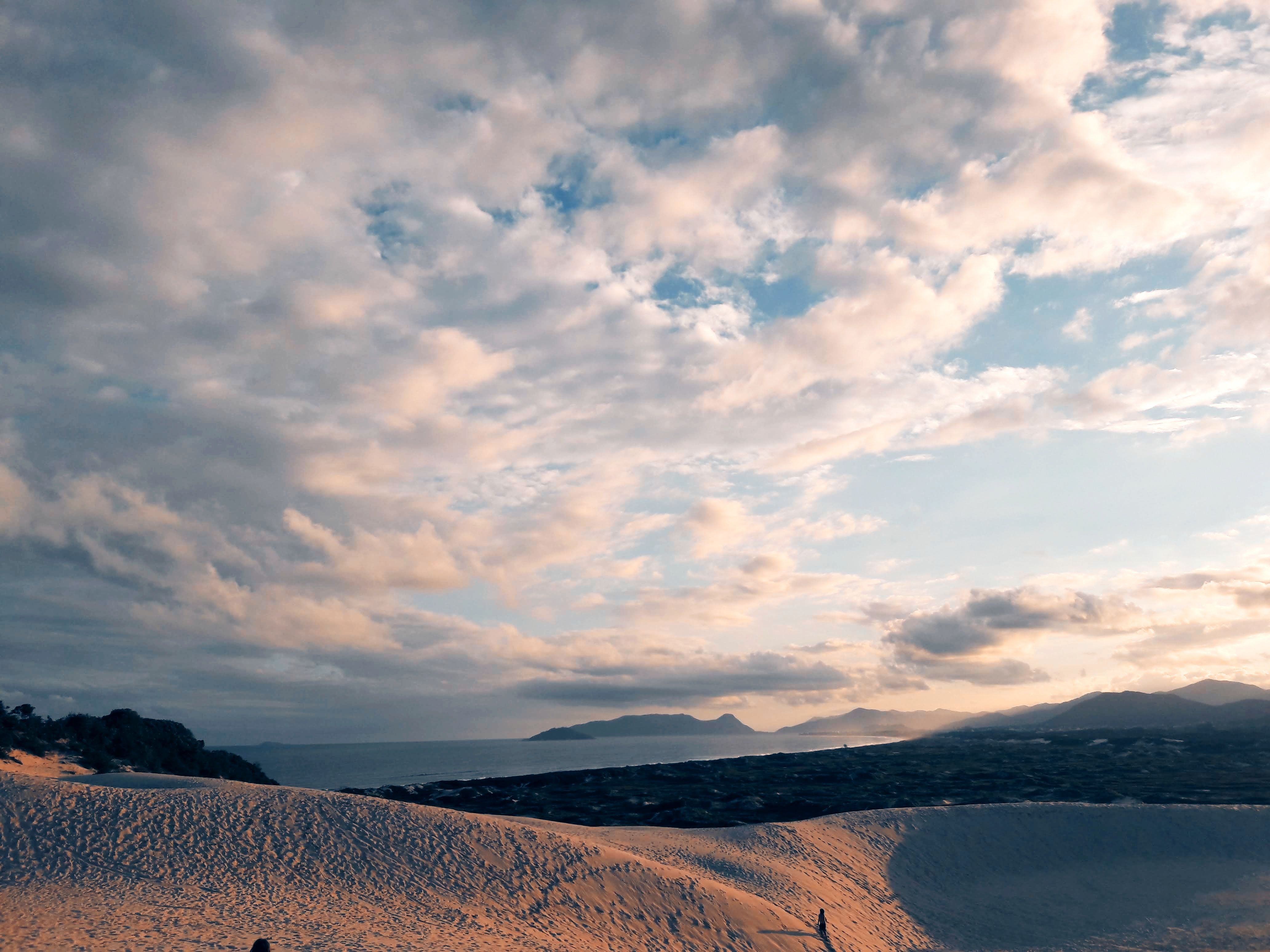 Cross the dunes to Praia do Santinho