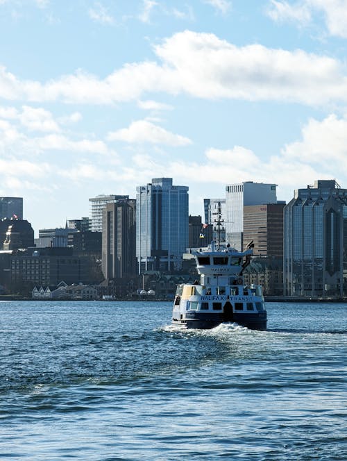 Halifax Transit Ferry in City