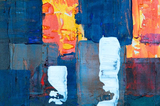 在画布上捕捉艺术创造力，探索充满活力的抽象表达方式