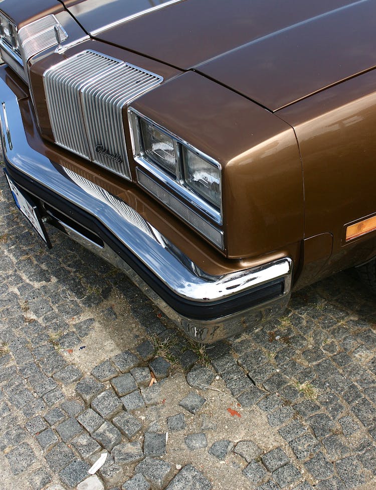 Close Up Of Vintage Car