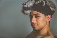 Men's Black Headband