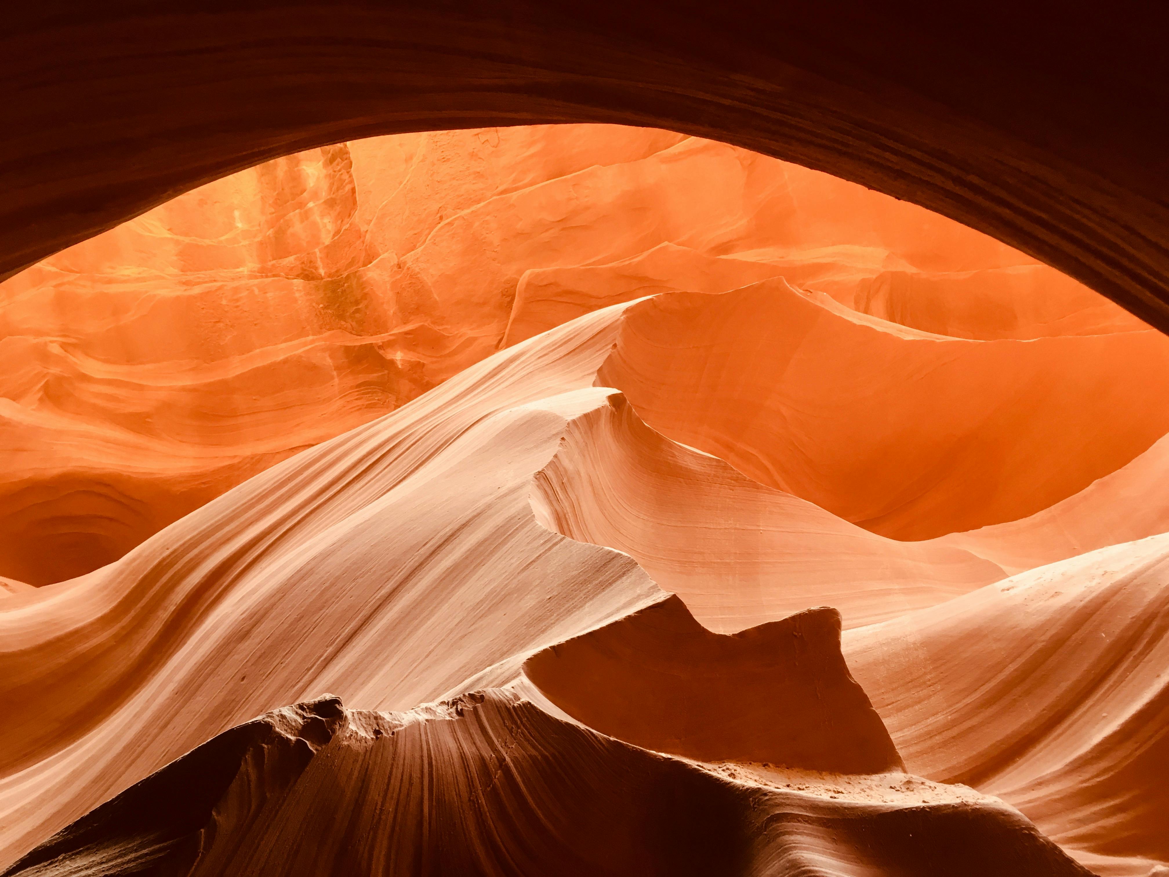 eroded sand dunes