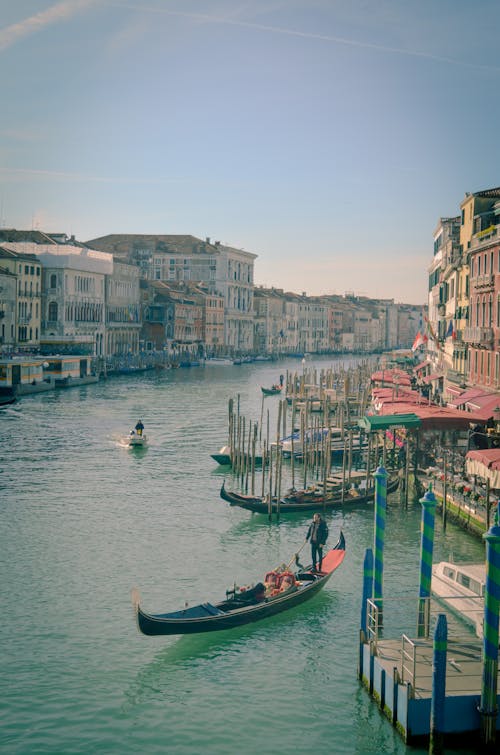 Buildings around Canal Grande in Venice 