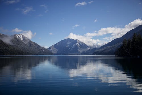 Foto stok gratis danau, gunung berselimut salju, keindahan di alam