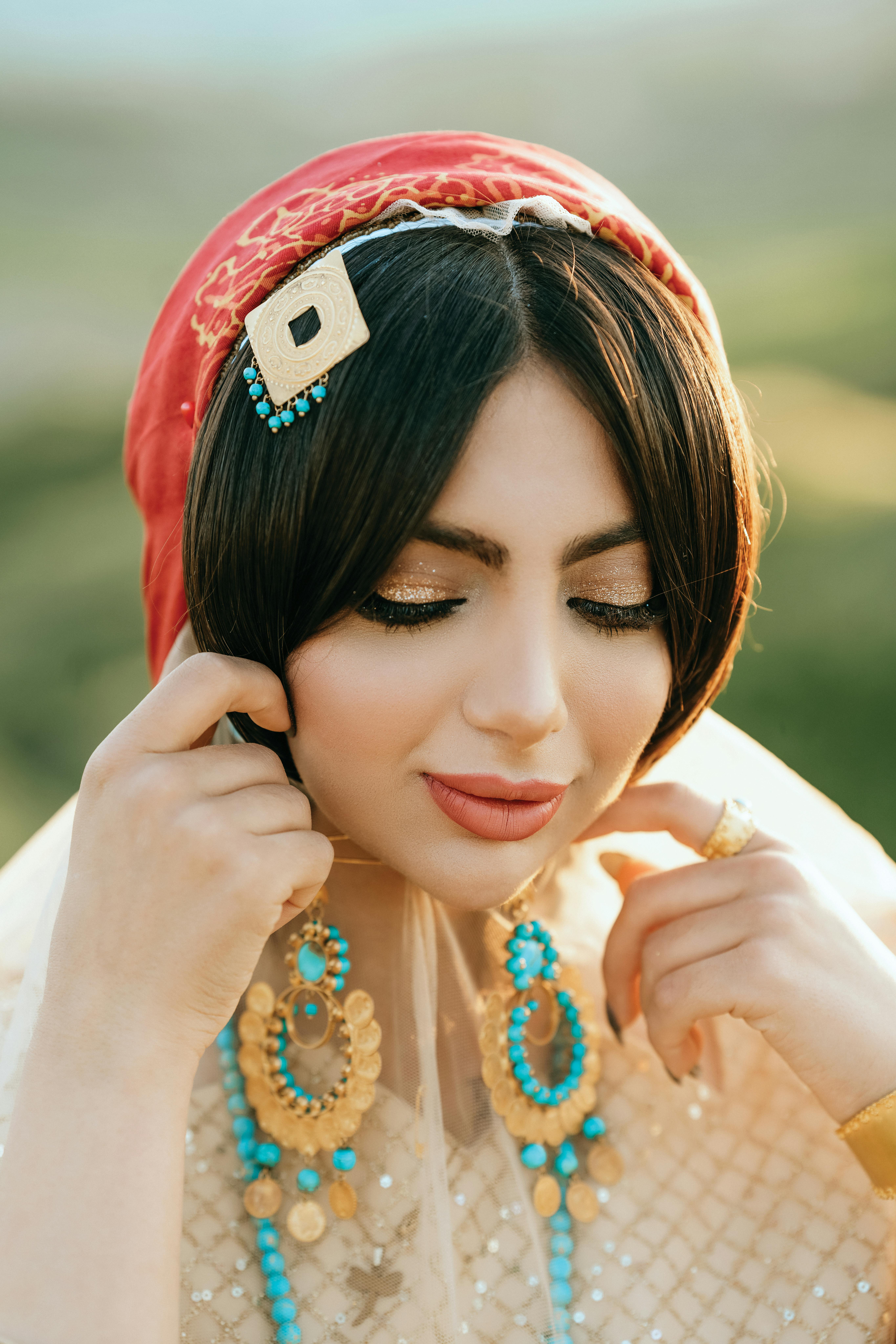 Beautiful Woman in Folklore Clothing · Free Stock Photo