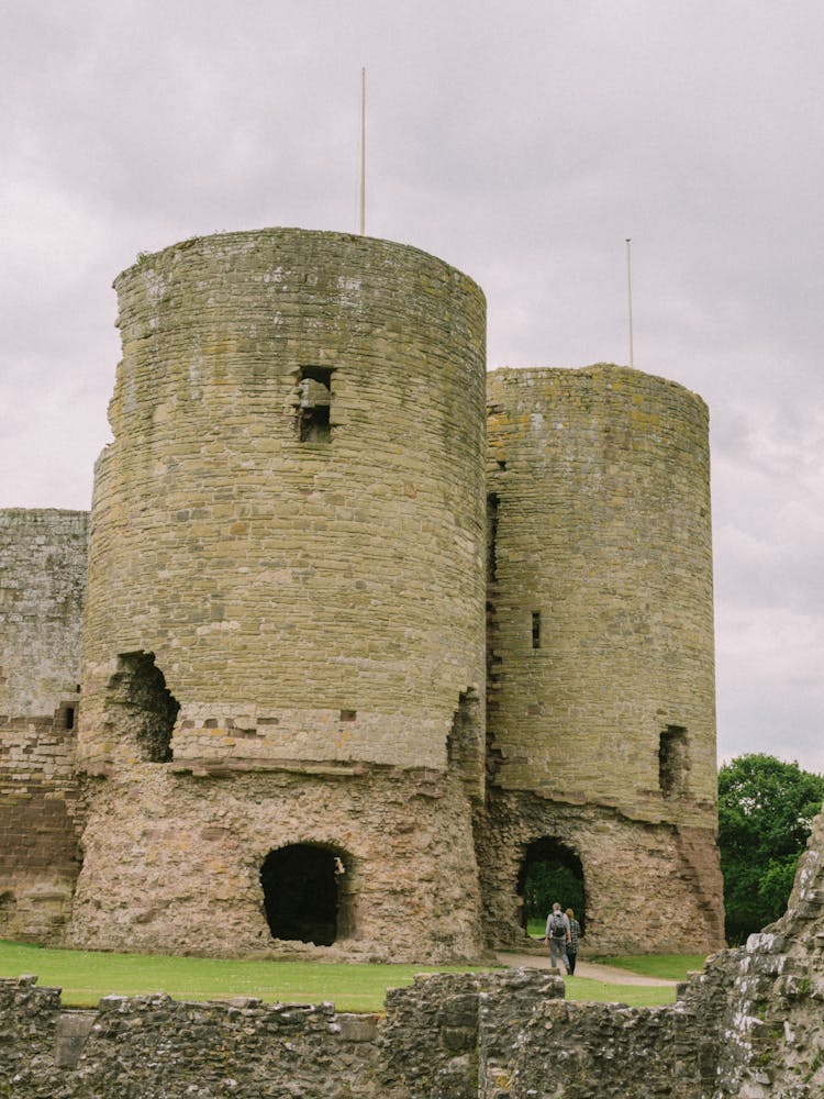 Old Stone Castle In Nature