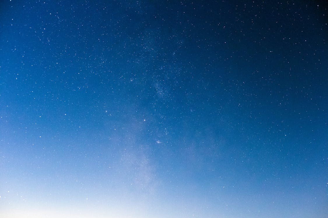 Blue Sky With Stars · Free Stock Photo