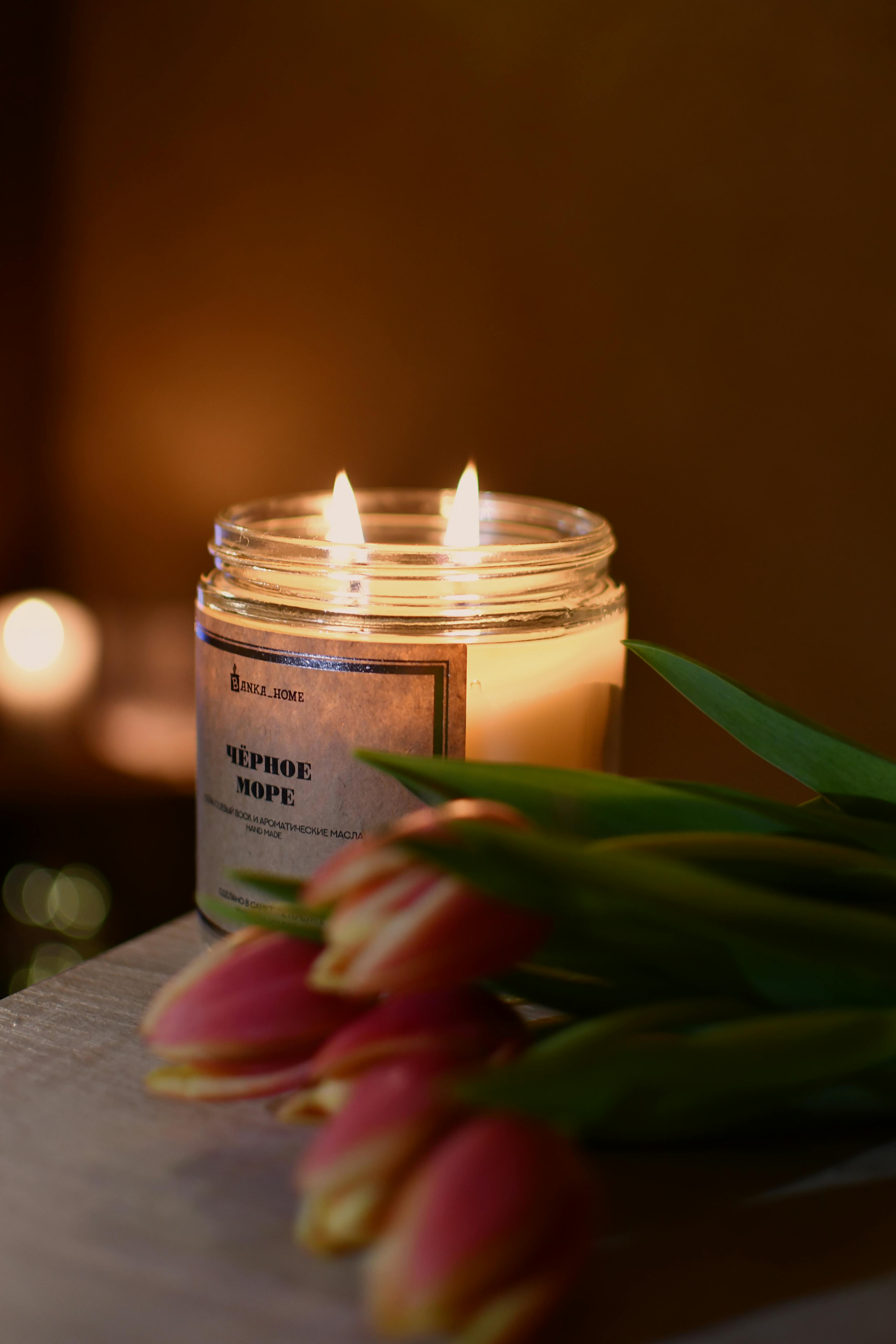 Burning Smelling Candles · Free Stock Photo