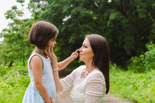 Free Photo of Woman And Her Daughter Stock Photo