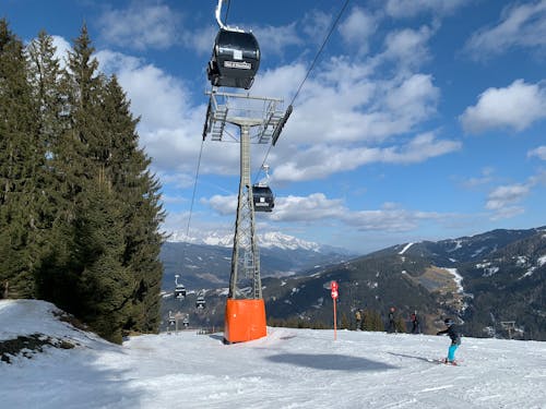 Free stock photo of alpine, mountain area, ski lift