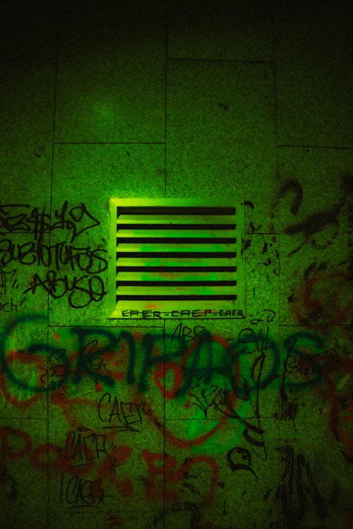 คลังภาพถ่ายฟรี ของ grafitti, ความมืด, ความหวาดกลัว
