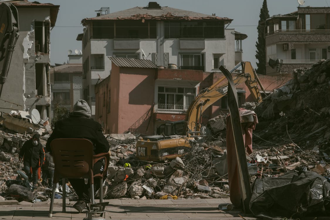 Foto stok gratis bencana, duduk, gempa bumi