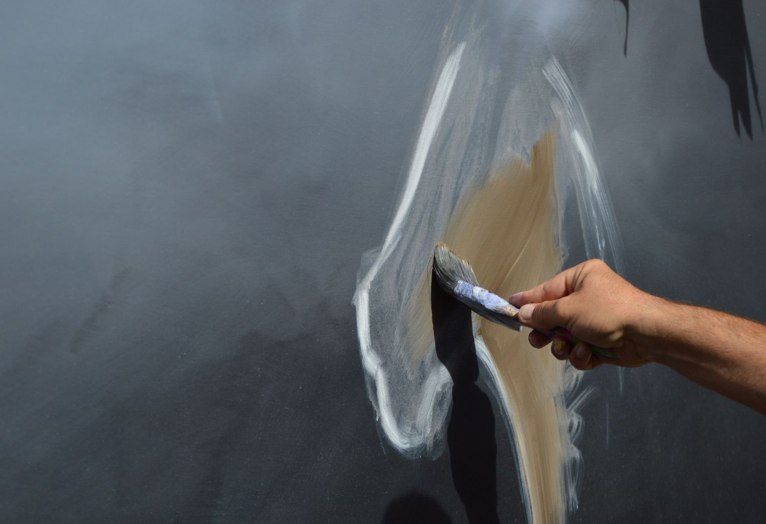 Painters and Decorators in Old Oak Common — surfaces prepped and cut in by hand