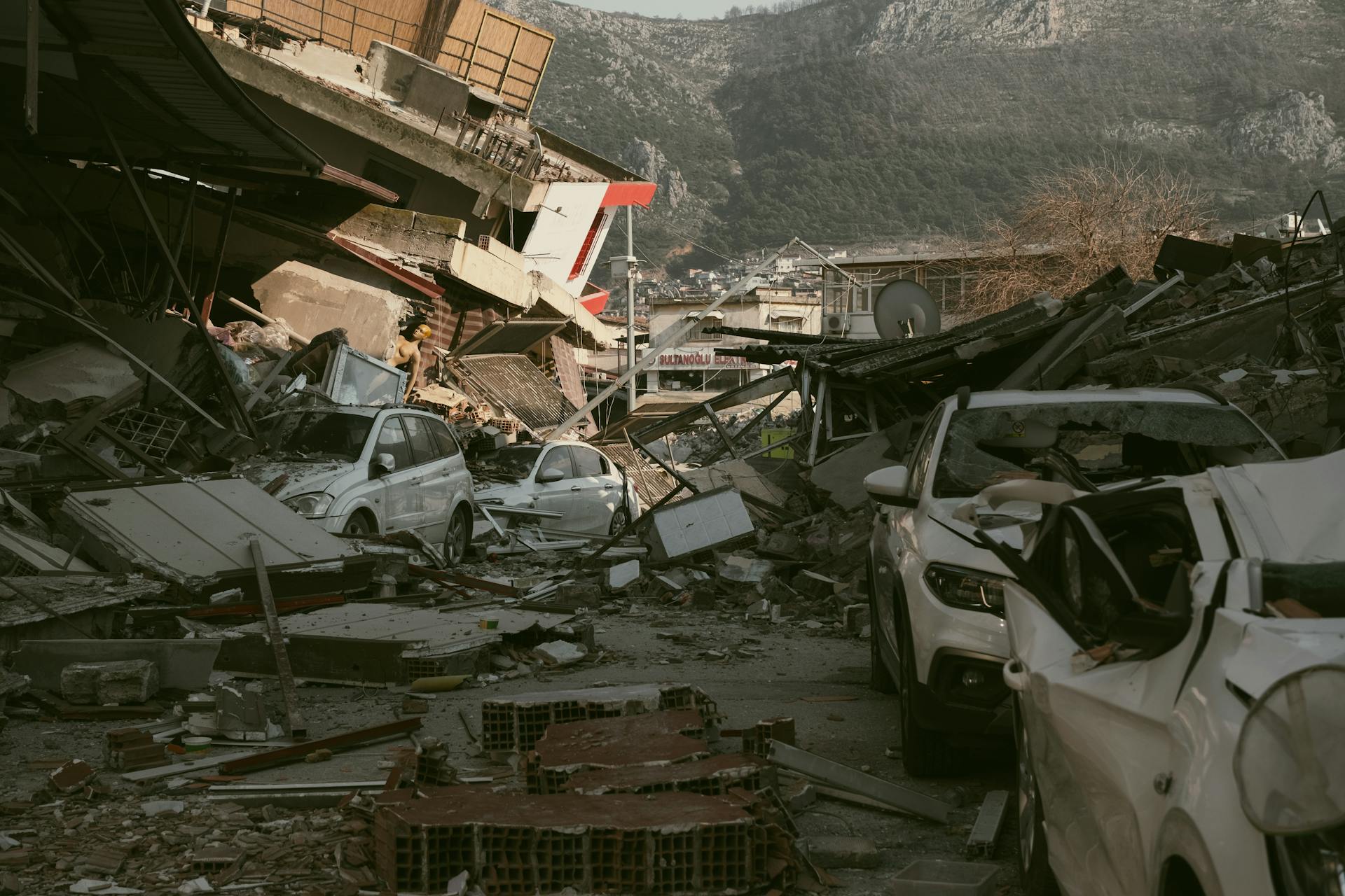 Town in Turkey after Earthquake