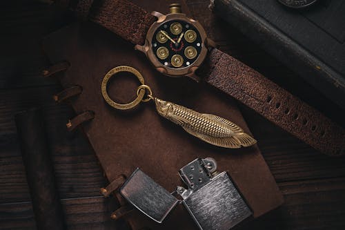 Rustic Accessories on Wooden Table