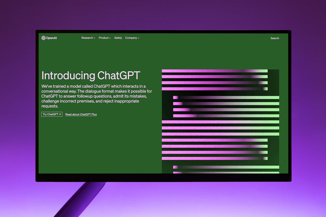 chatgpt homepage on web