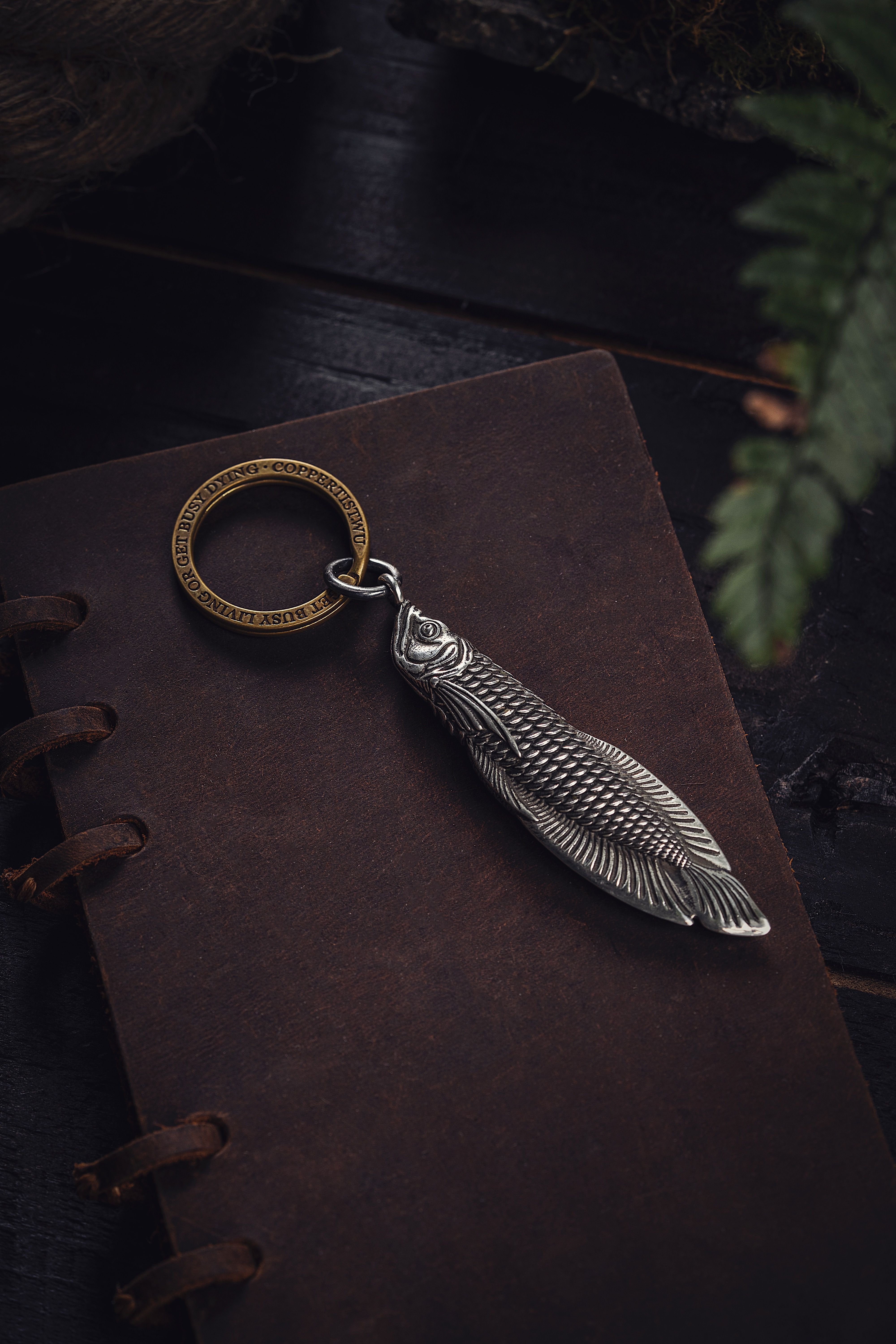 Silver Fish Keychain · Free Stock Photo