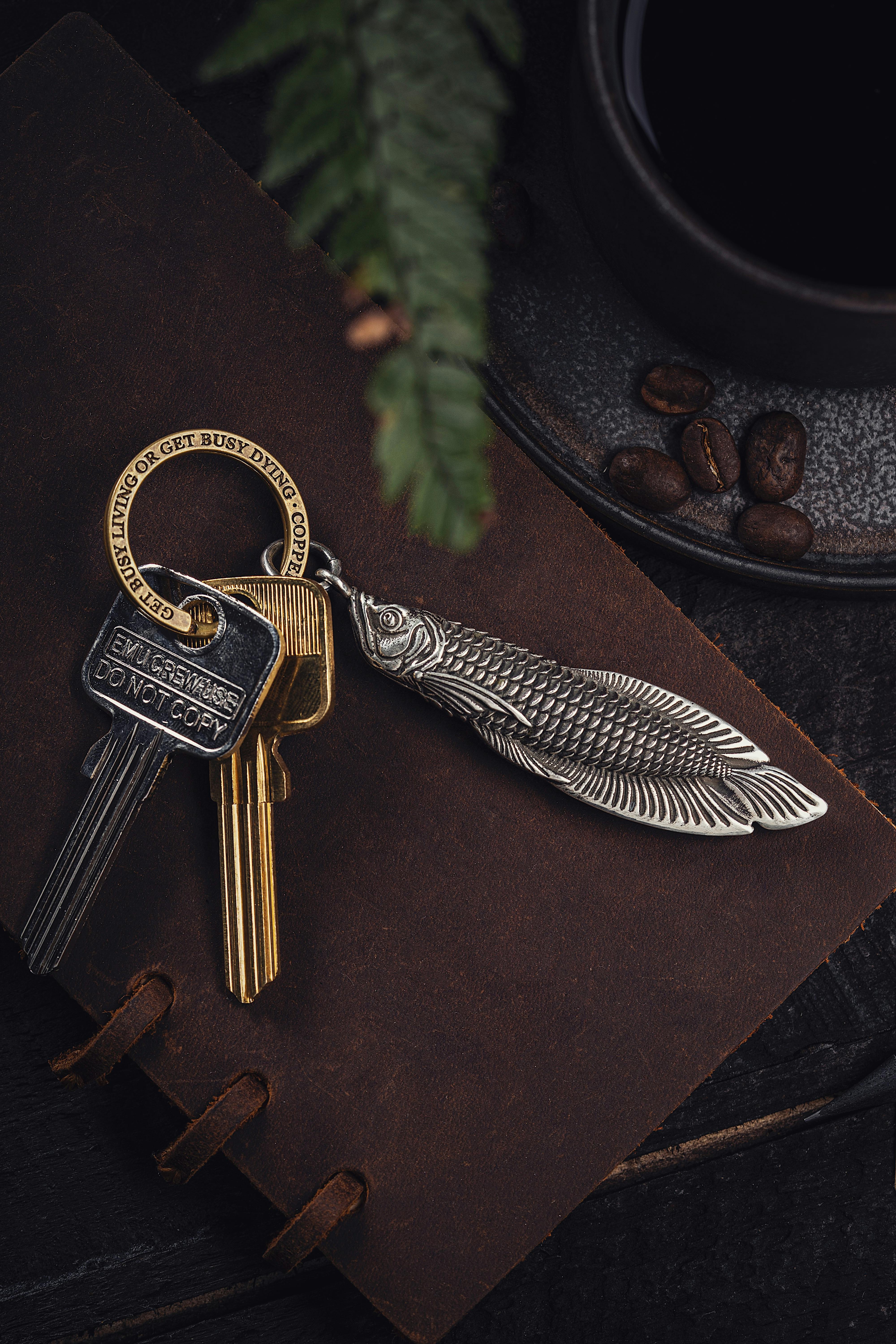 Keys with Arowana Artwork Box Opener Keychain · Free Stock Photo