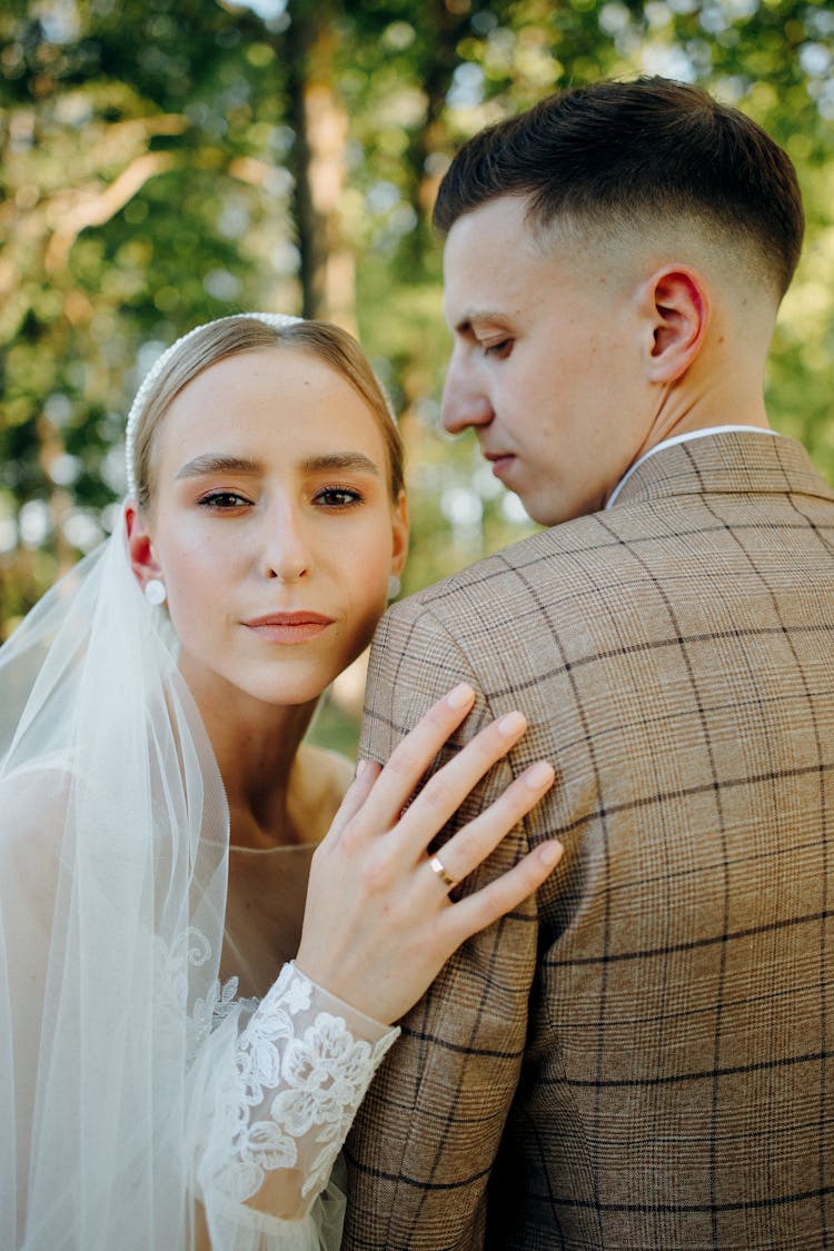 Portrait Of Bride And Groom