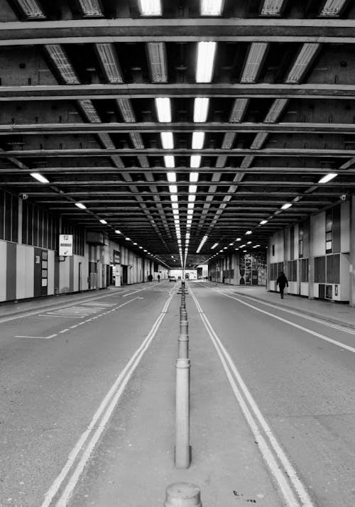 Empty Street in Tunnel