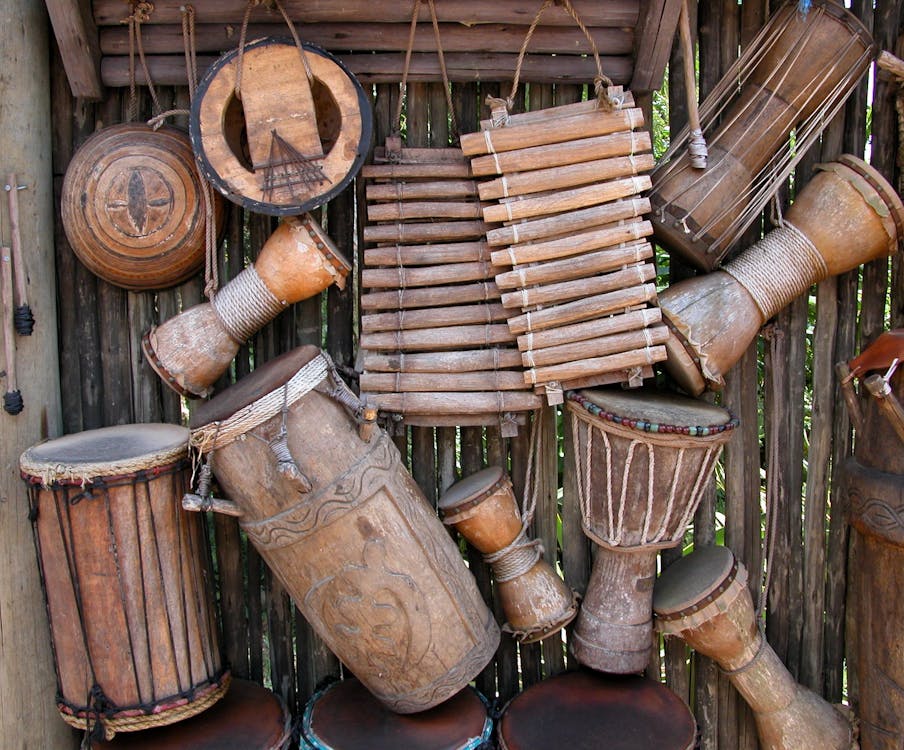 Free Brown Wooden Percussion Instruments Stock Photo