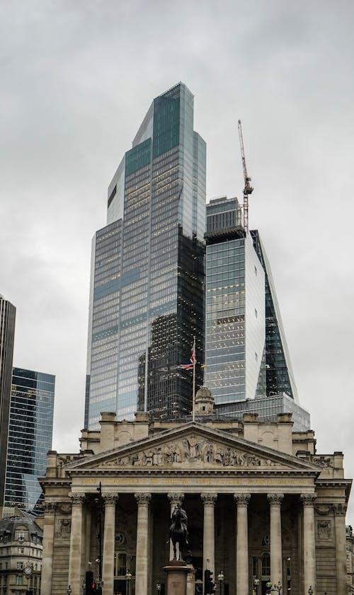 The Royal Exchange Building in London