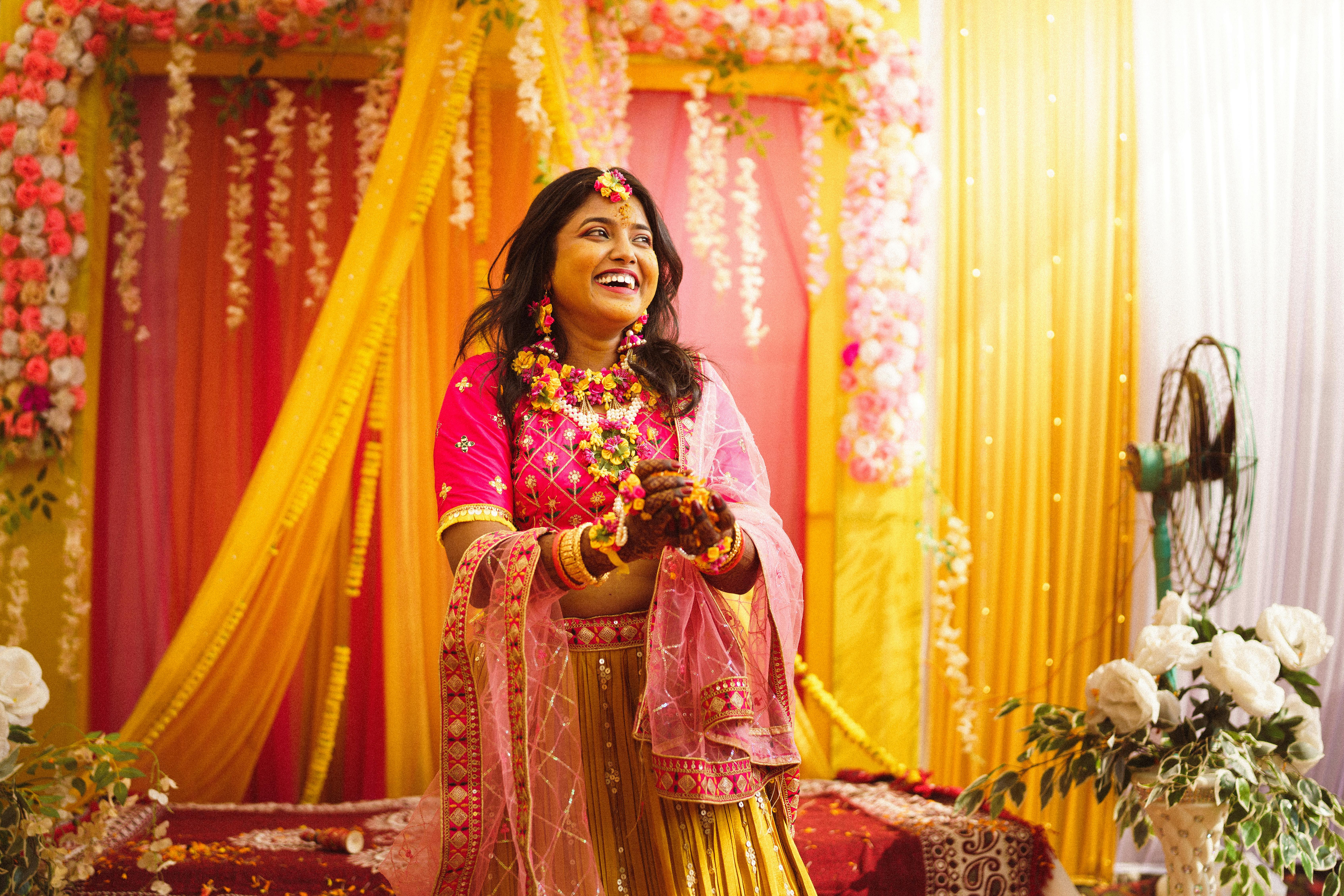 Couple in Traditional Wedding Costumes · Free Stock Photo