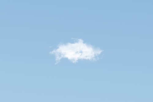 Free White Cloud in the Sky Stock Photo