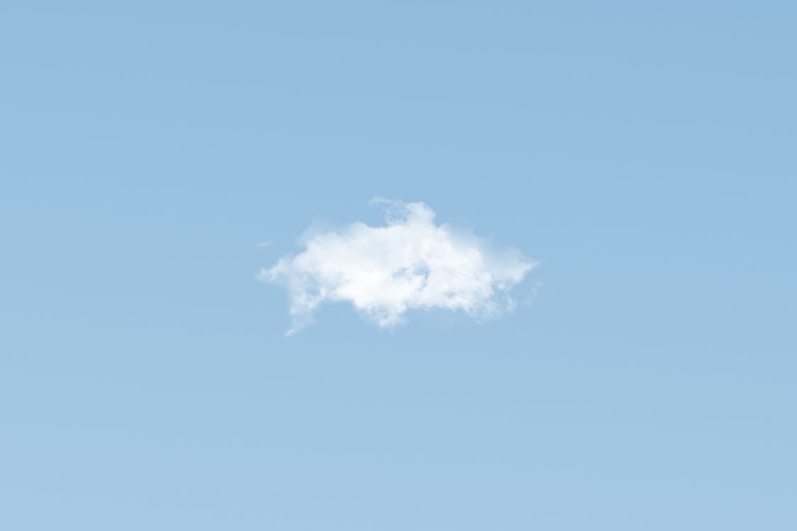Free White Cloud in the Sky Stock Photo