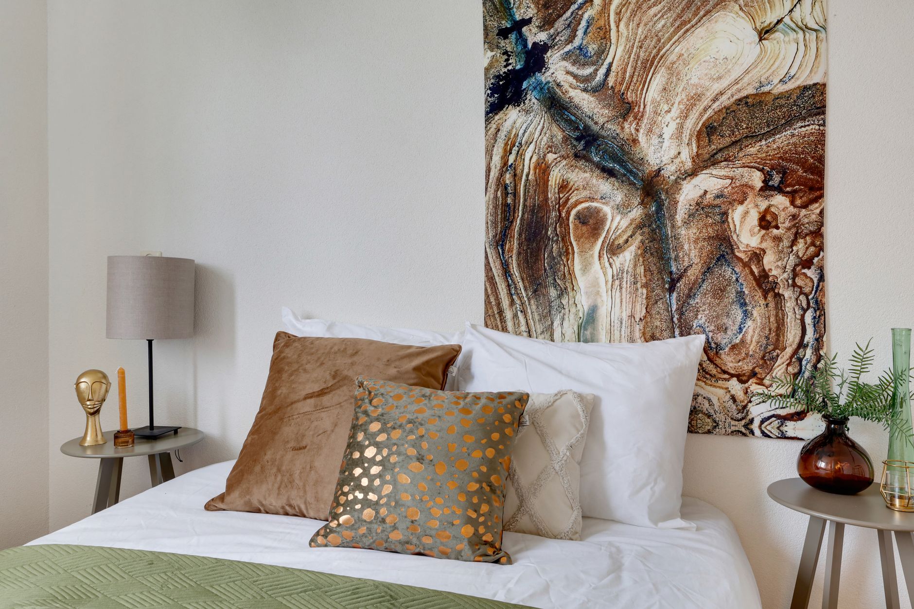 bedroom bedside styling